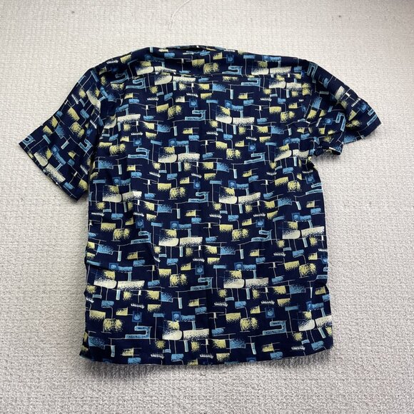 Lot x5 Bulk VTG Hawaii Floral Button Shirt Men L/XL Boats Palms Tree Party Read - Picture 11 of 15